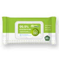 Buy cheap Custom 50gsm premium 80 sheets eco household cleaning wet wipes product