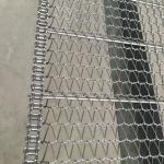 Weave Flexible 5mm Wire Mesh Belt SUS316 Stainless Steel Knuckled Selvedge
