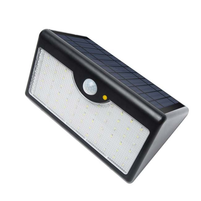 Stylish Design Solar Powered LED Lights Solar Panel Charging 120 Degree