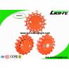 Buy cheap Waterproof IP65 Rechargeable Amber LED Road Flares Flashing Warning Light Roadside Flare Emergency Disc Beacon from wholesalers