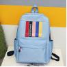 Buy cheap European and American style backpack male large capacity student bag for lovers campus trip popular logo backpack from wholesalers