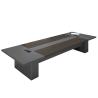 Buy cheap OEM ODM YES Black Modern Wooden Meeting Table for Office Furniture and Negotiating from wholesalers
