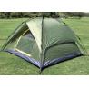 Buy cheap 210*210*135cm Automatic Fibreglass Pole Waterproof PU2000mm Coated Green 190T Polyester Rainproof Outdoor Camping Tents from wholesalers