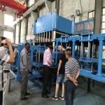 Frame Plate Rubber Vulcanizing Press 8KW 11KW Rubber Tile Making Machine
