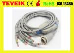 Banana 4.0 plug kenz ecg 103 106 patient monitor ecg cable 10 lead EKG cable