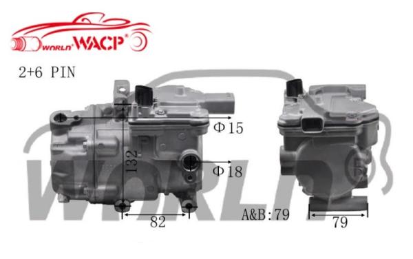 Buy cheap 8837047033 DCP50501 Electric Compressor For Toyota Yaris1.5 For Auris For Prius1.8 WXHB015 from wholesalers