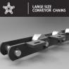 Buy cheap 40Cr Welded Plate Bucket Elevator Conveyor Chain Pitch 80mm from wholesalers