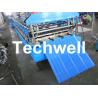 Buy cheap Metal Roofing Sheet Cold Roll Forming Machine with Hydraulic Post Cutting from wholesalers