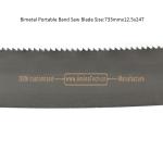 Bimetal Portable Band Saw Blade Size:733mmx12.5x24T