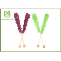 Buy cheap Rainbow Sugar Candy Sticks , 120mm Rock Candy Wooden Sticks For Coffee Milk product