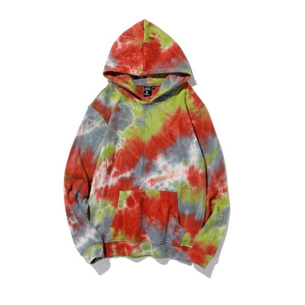 Buy cheap GRS Winter Long Sleeve Unisex Tie Dye Hoodies For Women And Men from wholesalers