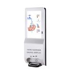 Hand Sanitizer Digital Signage Dispenser Automatic LCD Display Gel Foam