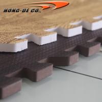 Buy cheap Non-Toxic Soft Wood Floor Tiles Light Oak Soft Wood Tiles product