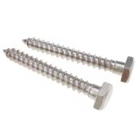 Buy cheap Hex Head Stainless Steel Lag Screws For Wood 304 Fastener 5/16 ASME product