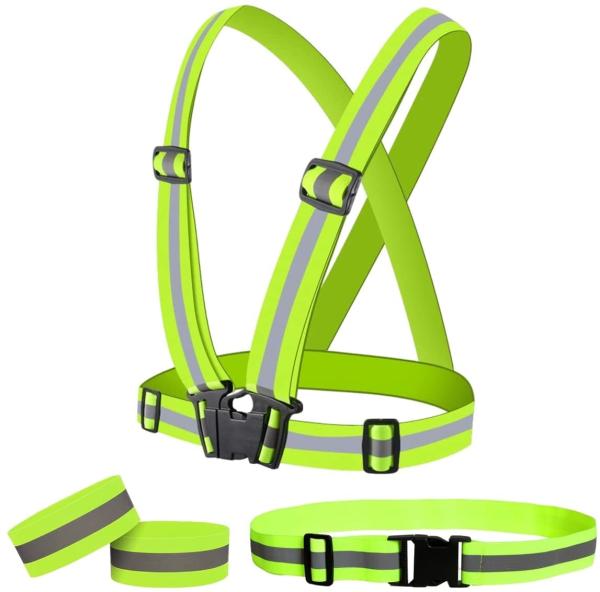 Buy cheap Adjustable 1.5cm Reflective Hi Vis Running Gear 42*52cm from wholesalers