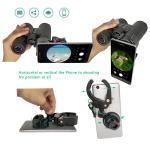 10x42 Black Compact High Power Binoculars Telescope For Adults Hunting /