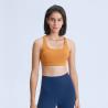 Buy cheap Women Yoga Criss Cross Back Strap Sports Bra 7 Colors Active Stretch Fitness Top from wholesalers