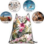 Drawstring Bags For Women Girls String Backpack Yoga Bag Water Resistant Light
