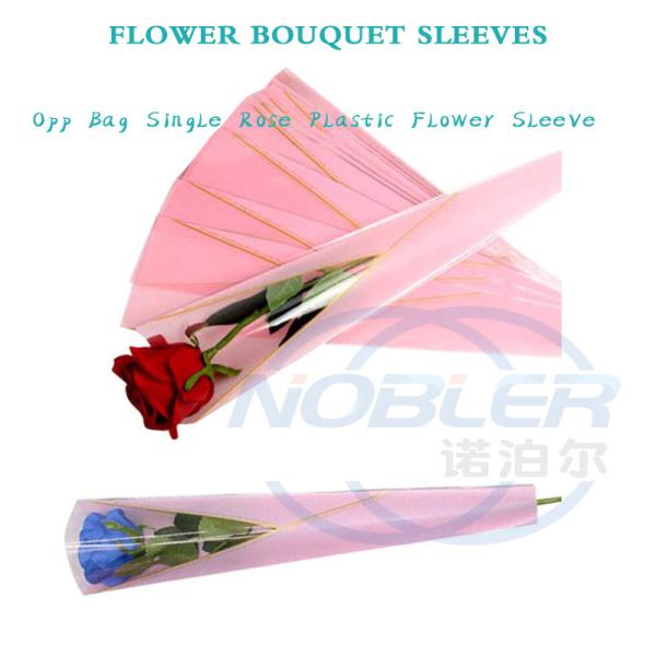 Buy cheap Waterproof Flower Bouquet Sleeves Plastic Flower Wrapping Sleeve from wholesalers