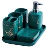 Buy cheap Custom Luxury Ceramics Bathroom Accessories , Marble Bathroom Sets For Home Hotel Gift from wholesalers