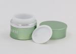 Eye Cream Green Glass Cosmetic Jars 15g Cosmetic Packing Aluminum Shell