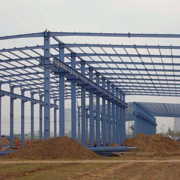 Buy cheap Prefabricated Steel H Frame Warehouse / Steel Structure Construction Building from wholesalers