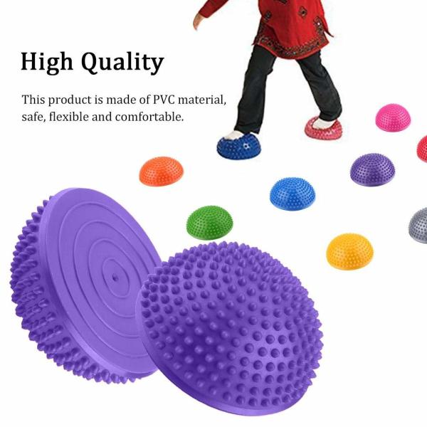 Buy cheap Foot Massage Spiky Half Ball Balance Exercise Pods for Deep Tissue Foot Muscle Therapy from wholesalers