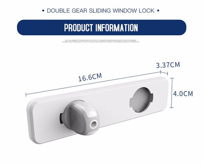 Popular Child Safety Window Locks Double Sides Adhesive Tape Prevent injuries Usage