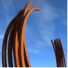 Buy cheap 200cm Corten Steel Sculpture 6.5ft Large Metal Garden Art Rustic from wholesalers
