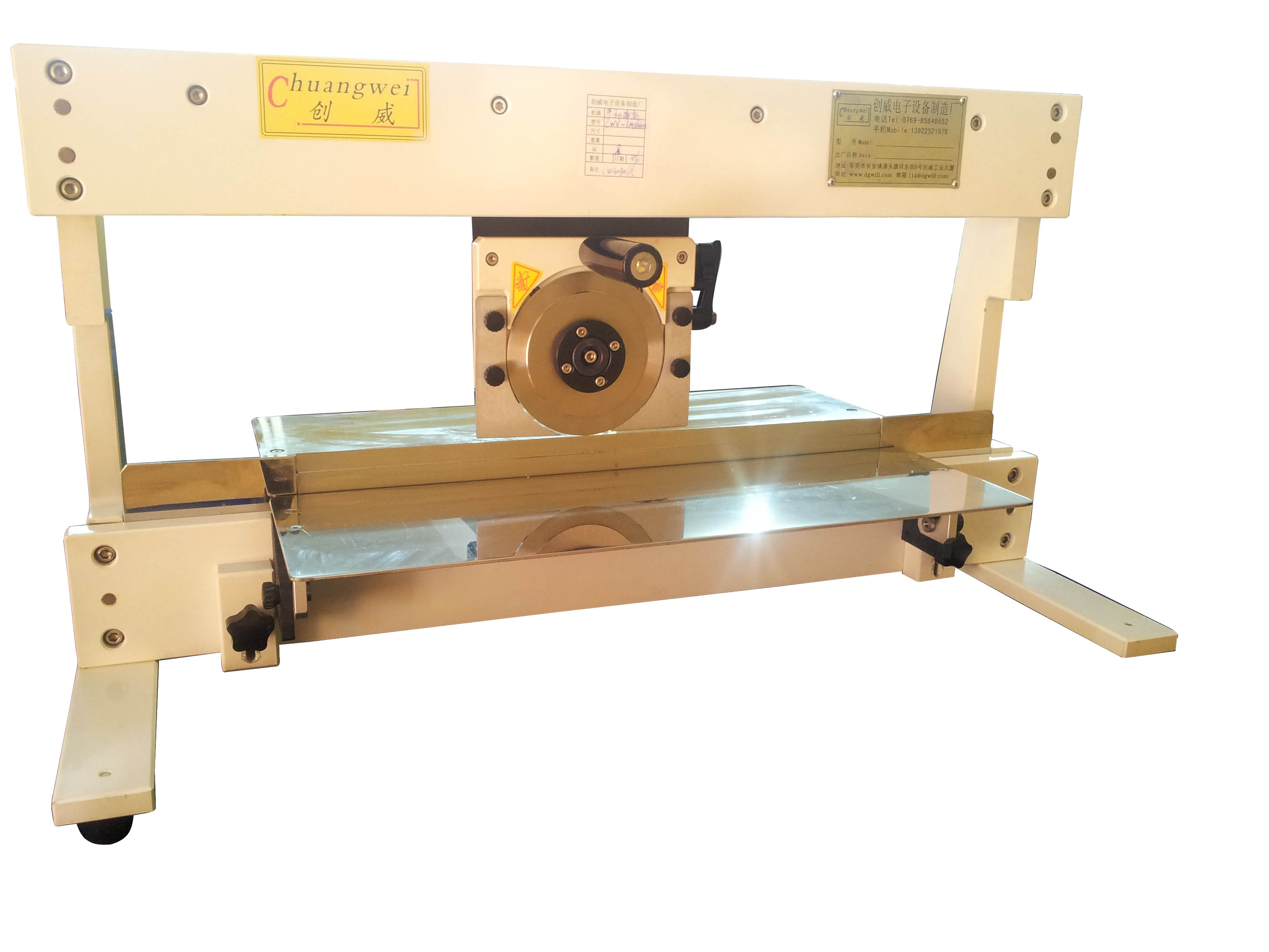 Operate Foolproof V-Cut Pcb Cutting Machine With Round And Linear Blades