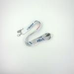 Silkscreen Printing Full Colour Lanyards , 0.6mm To 2.5mm Thick Name Badge