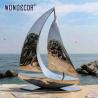 Buy cheap Outdoor Garden Park Large Abstract Forged Metal Sculpture Sailor Stainless Steel Sculpture from wholesalers