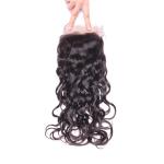 Malaysian Free Part 13x4 Lace Closure No Tangle With Natural Hair Line