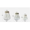 Buy cheap Simple Modern Clear Glass and Rope Glass Vase from wholesalers