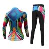 Buy cheap Female Jersey Long Sleeve Cycling Suit Cycling Clothing Suits Colorful from wholesalers