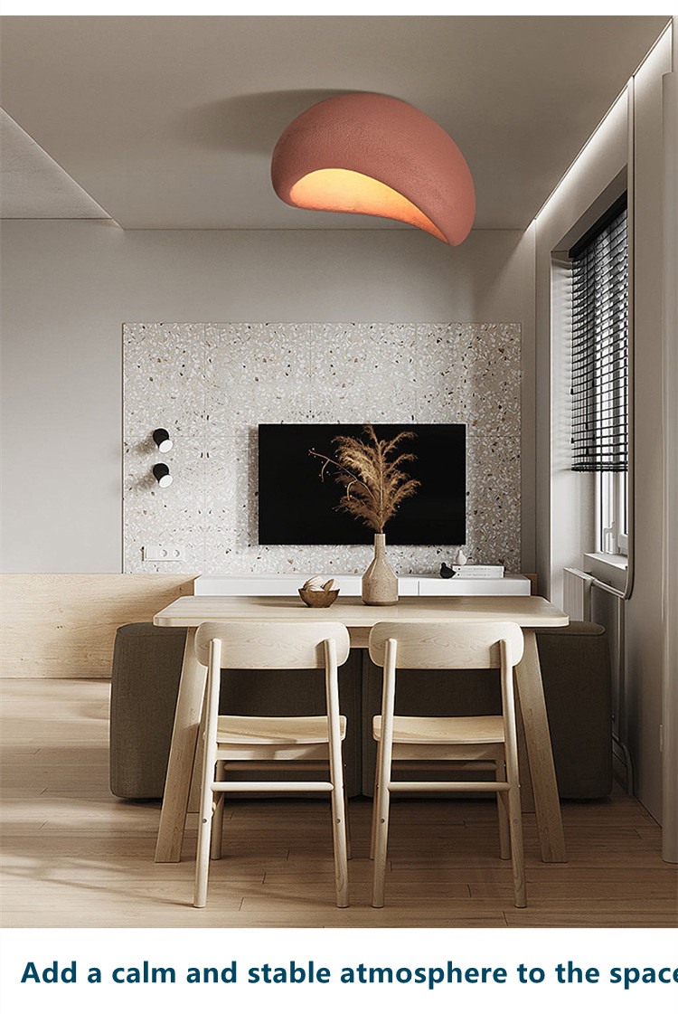 Nordic Minimalist Wabi-Sabi Wind Led Ceiling Lamps Chandelier(WH-VP-169)