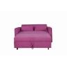 Buy cheap Adjustable Footrest Home Convertible Sofa Bed Upholstered Two Pillow With Cup Holders from wholesalers