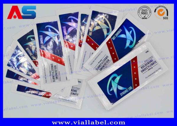 Buy cheap Pharmaceutical Hologram HCG Injection Glass Vial Labels for peptide packaging sticker labels from wholesalers