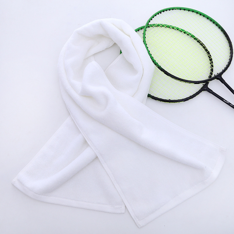 All-Age Group Hypoallergenic Pure Cotton Sports Towels for Fitness Running 35 * 110cm