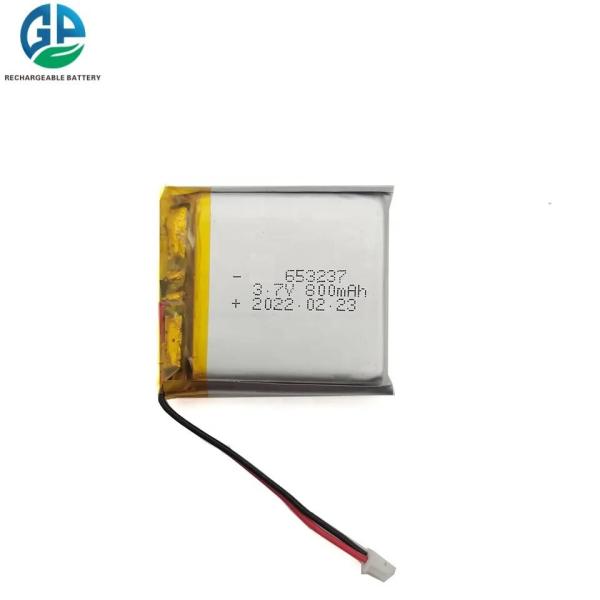 Buy cheap 653237 3.7v 800mah Rechargeable Li Polymer Battery Rohs from wholesalers