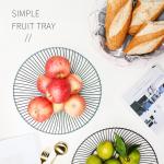 Golden Nordic Metal Fruit Container For Vegetables Luxury Design Style Party