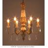 Buy cheap Wooden Iron Chandelier Lighting Vintage Crystal Lustre vintage chandelier(WH-CI-110) from wholesalers