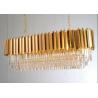 Buy cheap Large Crystal LED Chandelier Luxury K9 Crystal Hanging Light Living Room Pendant Lamp from wholesalers