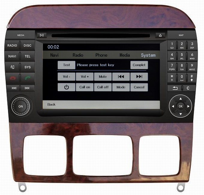Ouchuangbo Auto GPS Navigation for Mercedes Benz S W220 1998-2005 USB iPod DVD Radio Stereo System OCB-1505