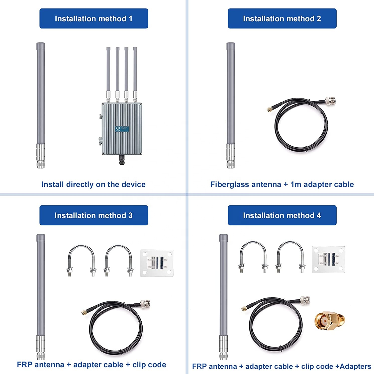 3dBi 4dBi 6dBi 8dBi 10dBi High Gain Lora Antenna for Professional Fiberglass Helium 915 MHz
