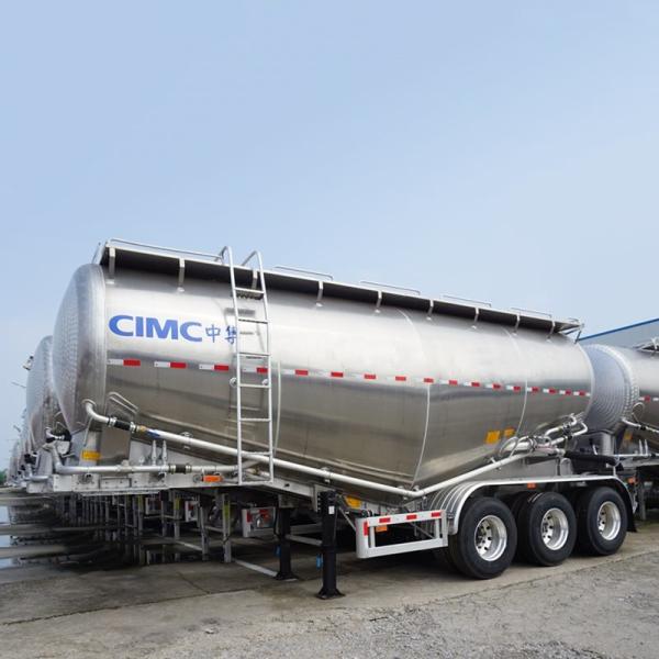 Buy cheap Air Suspension Aluminum 40cbm Bulk Cement Tanker Trailer from wholesalers
