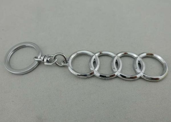 Buy cheap Fashionable And Promotional Keychain / Audi Key Chain With Chrome Plating from wholesalers