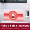 Buy cheap Self Adhesive Custom Car Magnetic Bumper Stickers Flexible Magnet Material from wholesalers