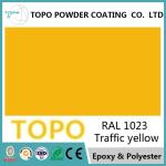 RAL 1023 Traffic Yellow Pure Polyester Powder Coating For External Decoration