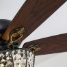 Buy cheap Hotel Villa Apartment Craft 4100K 1320mm Ceiling Fan Crystal Ceiling Fan With Remote from wholesalers